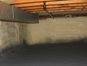 crawl space spray insulation for Illinois